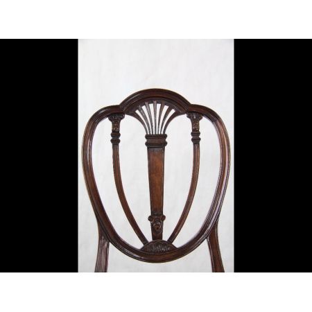    Georgian style Mahagoni Stühle Set of 6 Chairs, 2 Armchairs