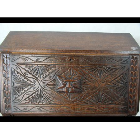 Bureau Sekretär Viktorian Eiche massiv Original