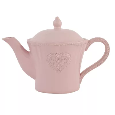 Clayre & Eef Teekanne rosa 