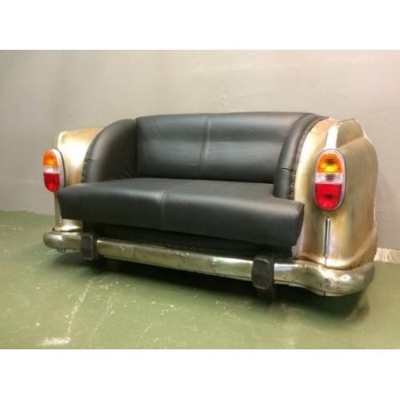 Autosofa Ambassador - Heck, silber mit Ledersitz