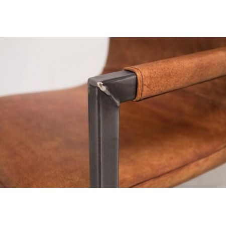 Esszimmerstuhl Watson mit Armlehnen, cognac