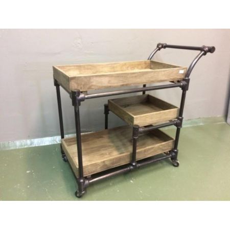 Service Rollwagen im antiken Design