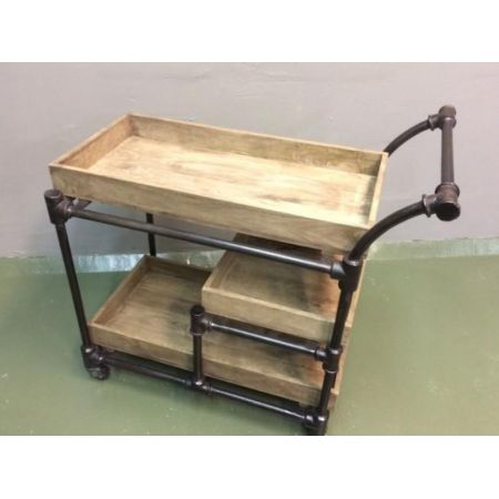 Service Rollwagen im antiken Design