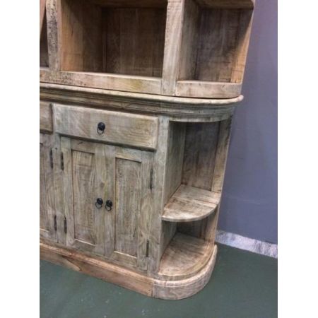 Industrial Style Bücherschrank / Küchenschrank Bernie mit Leiter