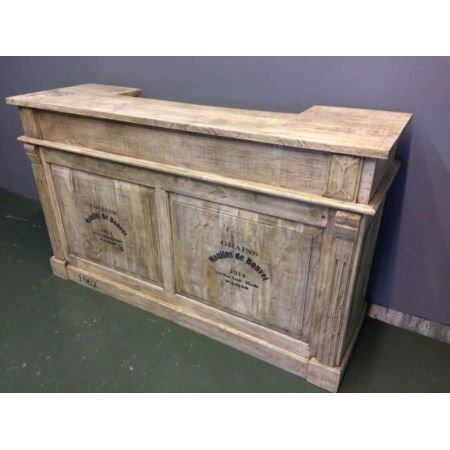 Bar aus vollmassivem Mangoholz