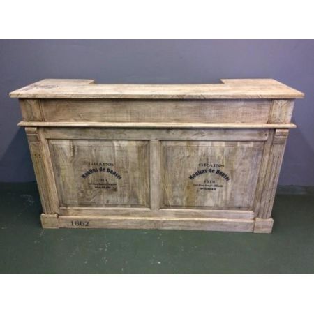 Bar aus vollmassivem Mangoholz