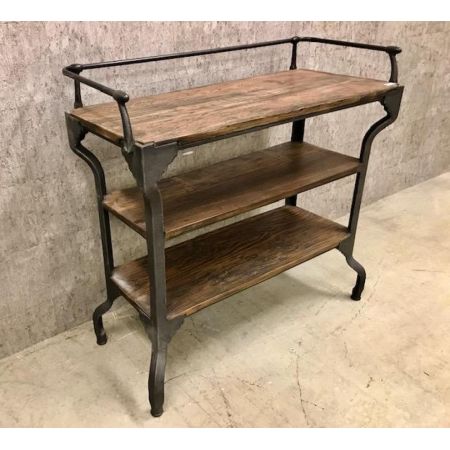 Industrieller breiter Wandtisch (95 cm)