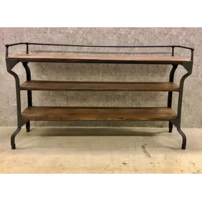 Industrieller breiter Wandtisch (152 cm)