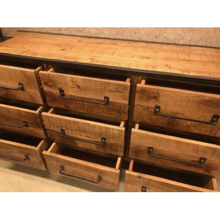 Industrielles "Postschrank" Sideboard