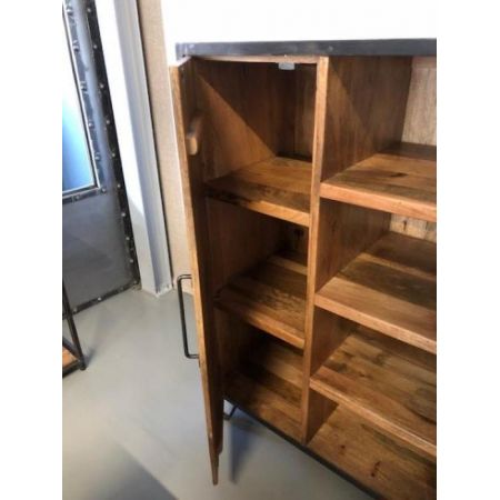 Industrial Style Schrank Marley mit offenem Regal