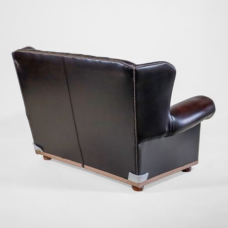 Abbildung in Birch Antique Rust ohne geknöpfte Armlehnen & Ohren