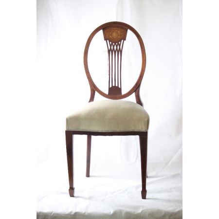 Stuhl Edwardian single chair Mahagoni 1890