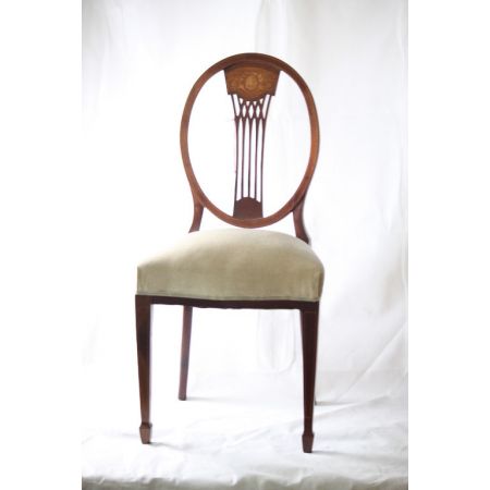 Stuhl Edwardian single chair Mahagoni 1890