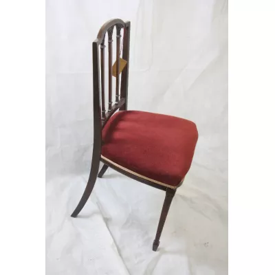 Single chair Mahagoni Stuhl Edwardian 1890