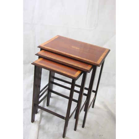 Tischsatz Nest of table Mahagoni edwardian 1890