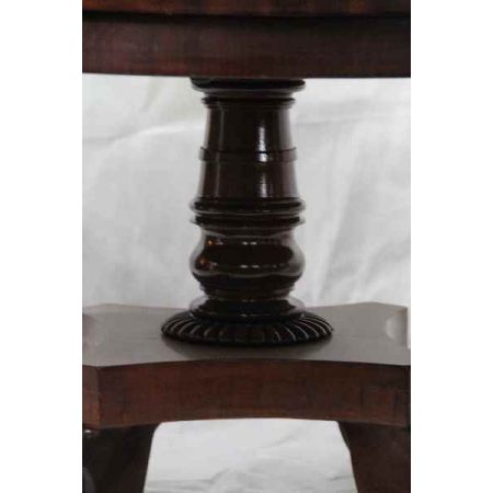 Runder mahagoni  Esstisch  Victorian