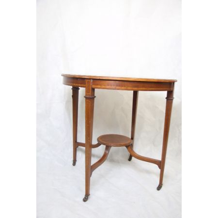 Mahagoni Occationstisch Runder Tisch Edwardian 1890