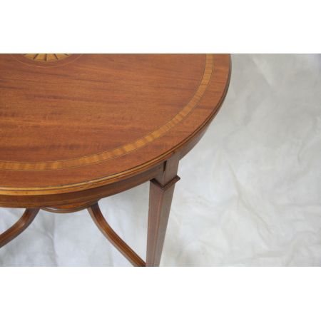 Mahagoni Occationstisch Runder Tisch Edwardian 1890
