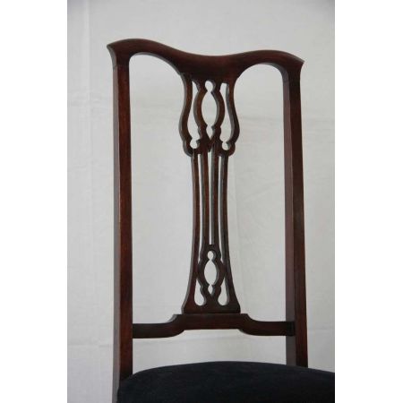 Englischer Simple Chair Mahagoni aus Massivholz