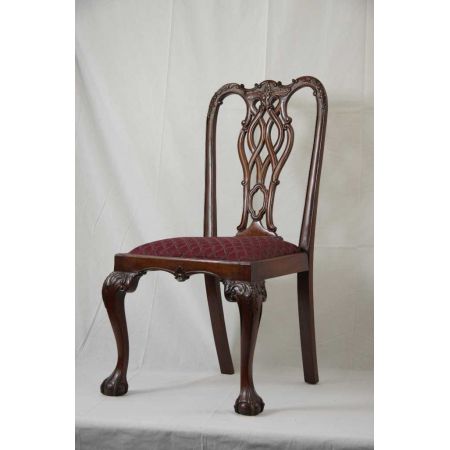 Dining Chair Chippendale Style Mahagoni