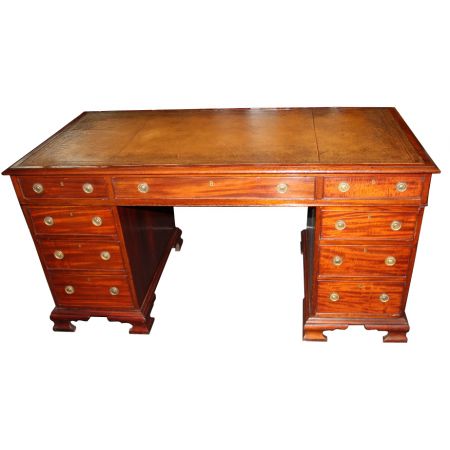 Pedastal desk Victorian Original