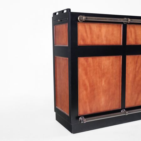 Casablanca Bar auf Rollen, Casablanca Stil, In Koffer Optik