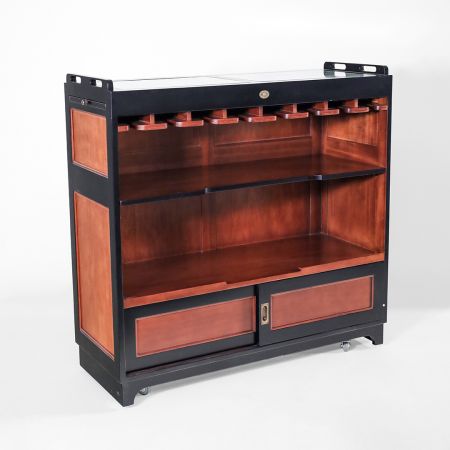 Casablanca Bar auf Rollen, Casablanca Stil, In Koffer Optik