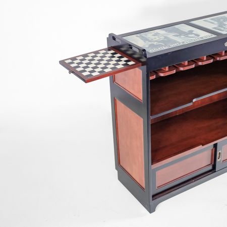 Casablanca Bar auf Rollen, Casablanca Stil, In Koffer Optik