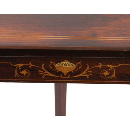 original Edwardianische Eckkonsole / Ecktisch / Corner Table, Rosewood Palisander