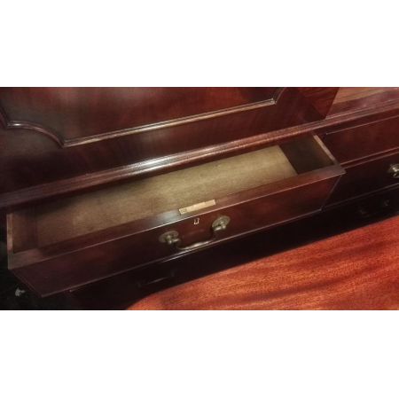 Edwardian Mahagoni Wäscheschrank