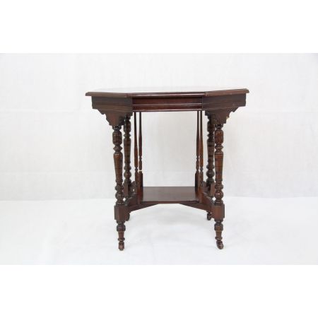 Original Edwardianischer Tea Table / Teetisch, Salontisch in Mahagoni