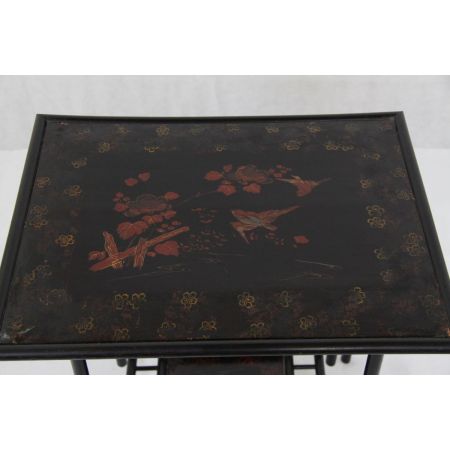 Teetisch, Bambotisch, Table, Vögel