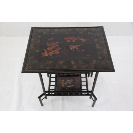 Teetisch, Bambotisch, Table, Vögel