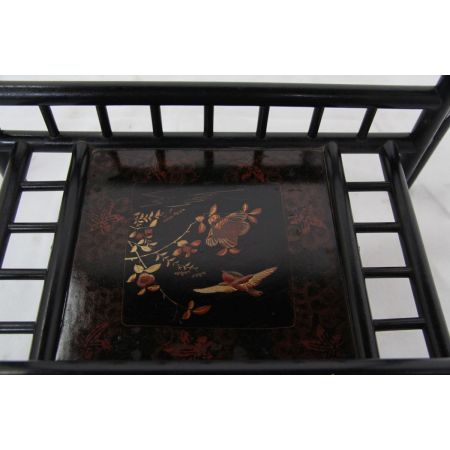 Teetisch, Bambotisch, Table, Vögel