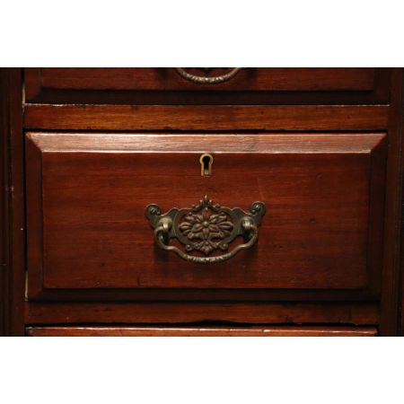 Originaler "Pedestal Desk" Schreibtisch aus Mahagoni