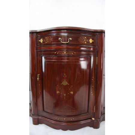 Sideboard  Palisanderholz Messingintarsien selten