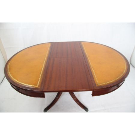 Esstisch  extravaganter Drumtable Mahagoni ausziebar