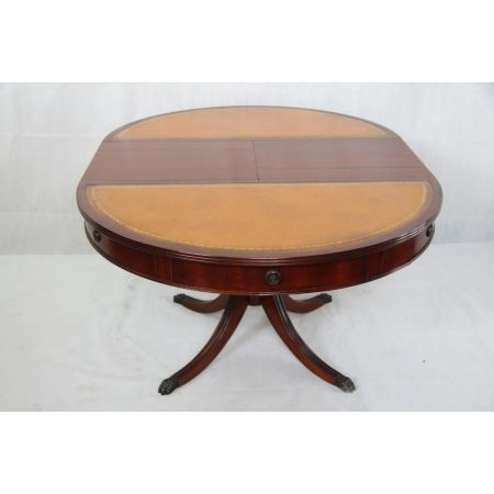 Esstisch  extravaganter Drumtable Mahagoni ausziebar