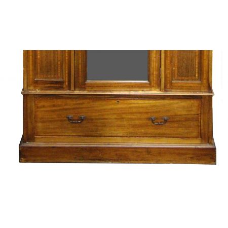 Kleiderschrank Wardrobe england 1910 Mahagoni