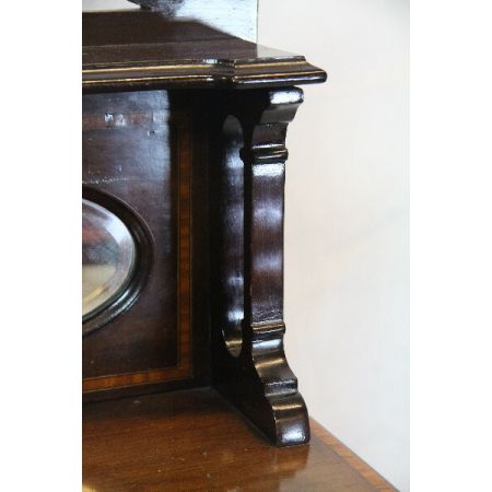   Mahagoni Musikschrank Spiegelvitrine  Cabinet 