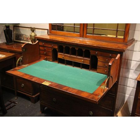 Secretary Bookcase Victorian Original Bücherschrank mahagoni