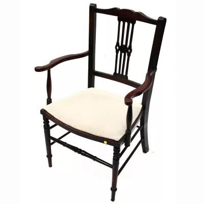 Armchair  Edwardian Mahagoni 