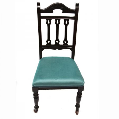 Englischer victorianischer Stuhl aus Mahagoni Massivholz (4er Satz vorhanden)