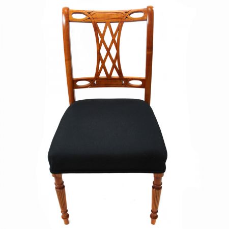 Englischer handpolierter Stuhl aus Kirschholz im viktorianischen Stil