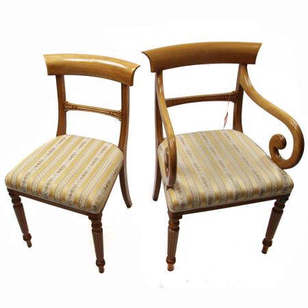   Viktorianischer Satz Stühle Eibe 4+2