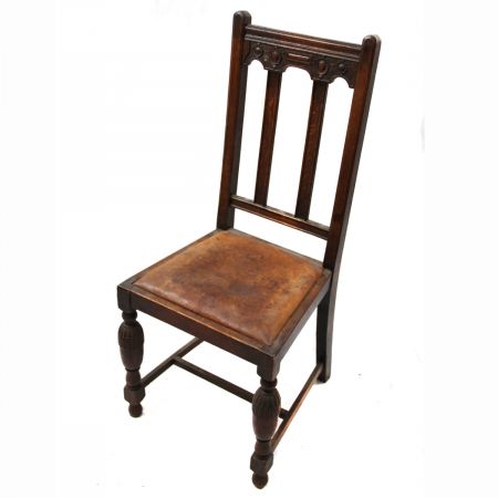  Single dining  Chair  massive Eiche   1920