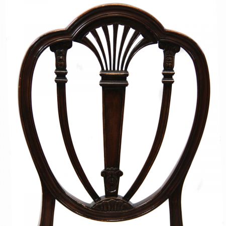 4er Satz Shield Back Chair, Georgean Style, Englischer Stuhl