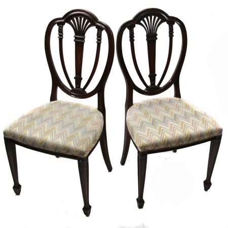 4er Satz Shield Back Chair, Georgean Style, Englischer Stuhl