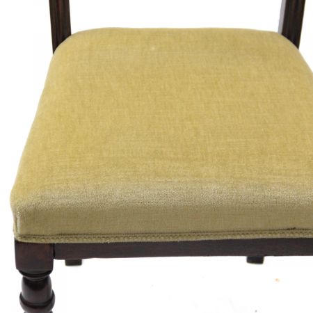 Klassischer viktorianische Esszimmerstuhl aus massiven Mahagoni