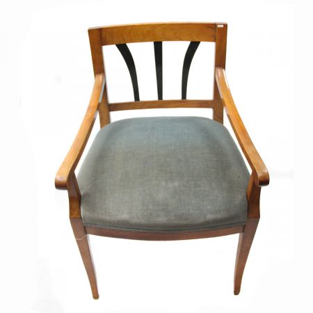 Biedermeier Stuhl, Kirschholz Armlehnstuhl, Armchair